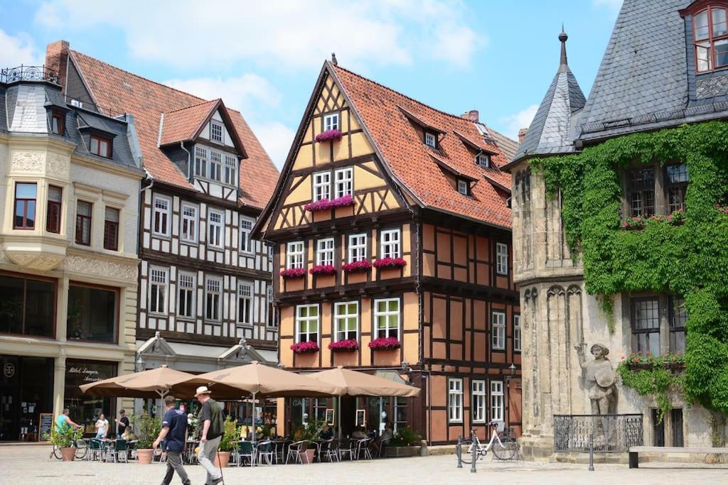 Schoene Ferienwohnung Mit Zwei Schlafzimmern Quedlinburg Eksteriør billede